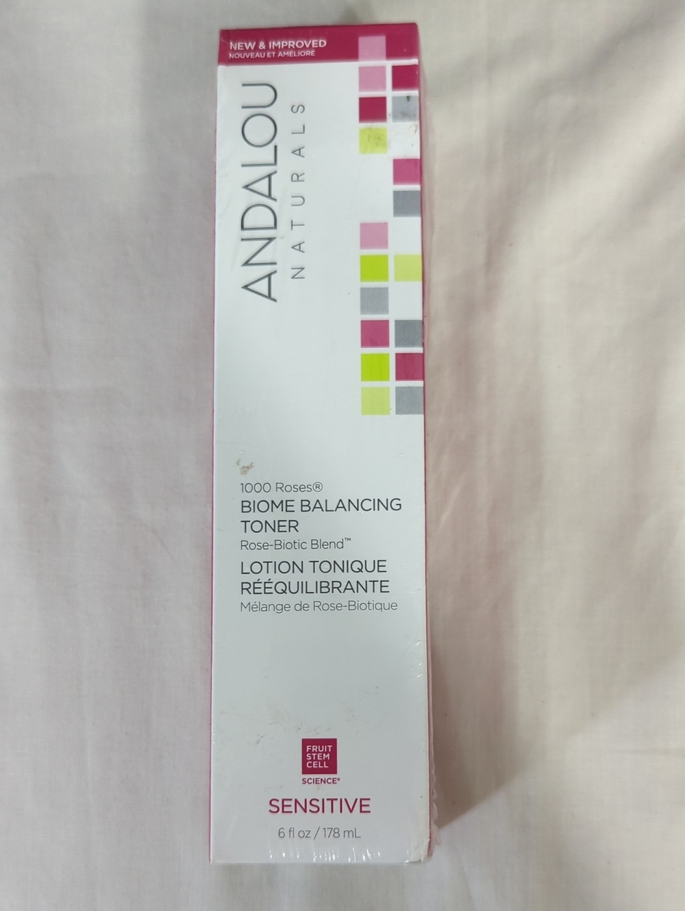 NEW Sealed Andalou Naturals Biome 1000 Roses Floral Toner 6 fl oz